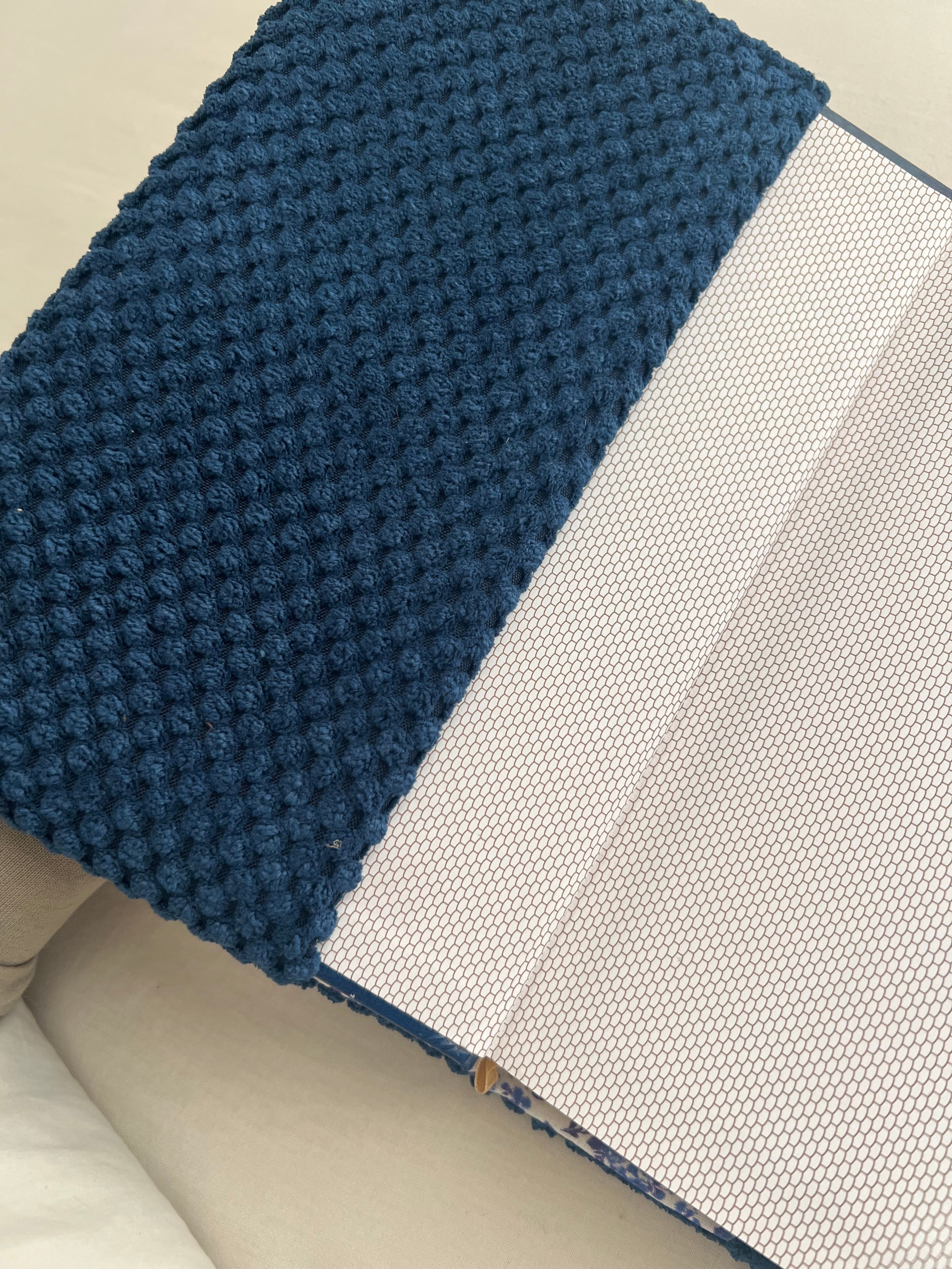 Protege Coran style crochet bleu (Tajwid)