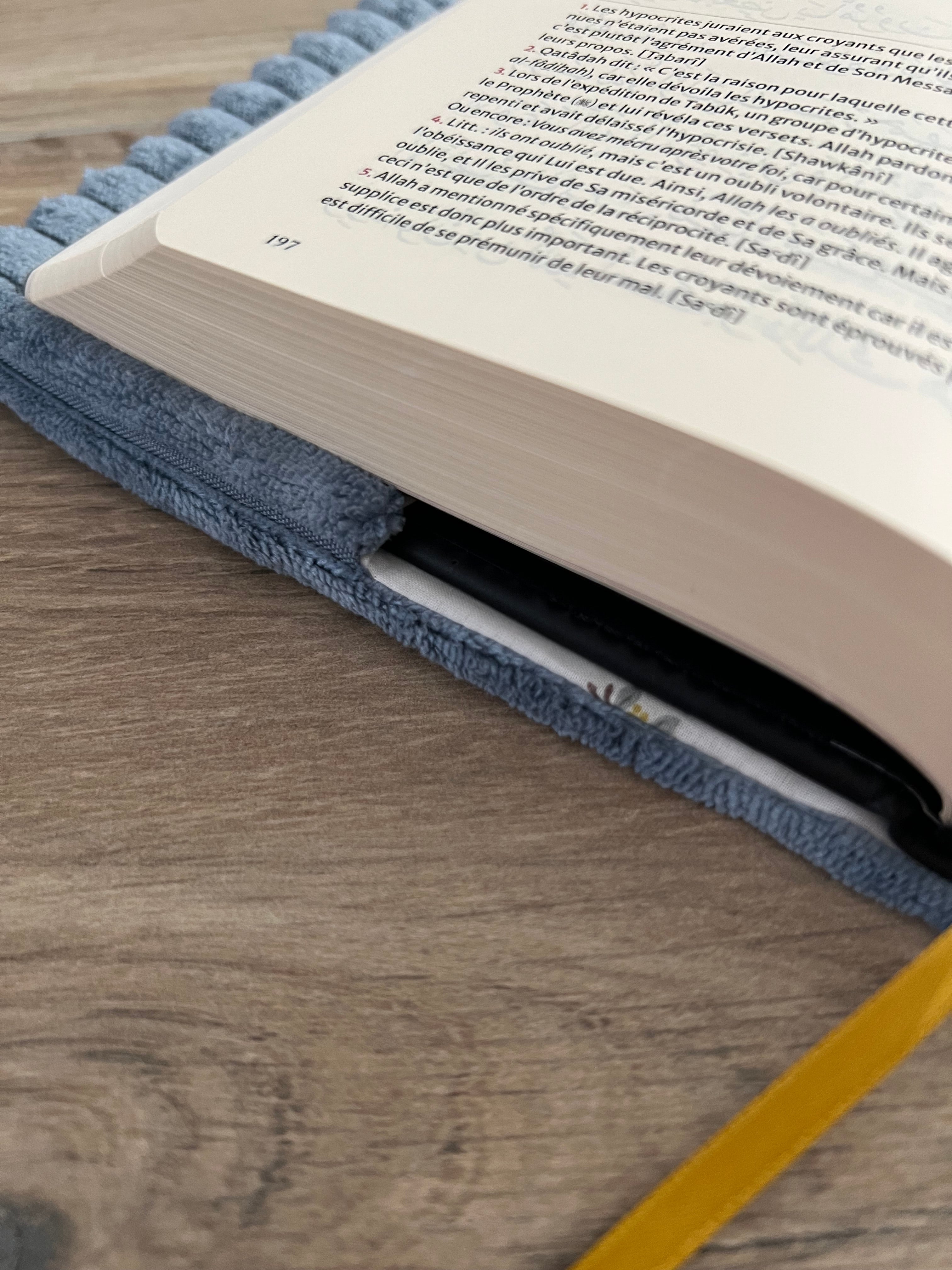 Protège Coran Bleu - Tawbah ou Tajwid