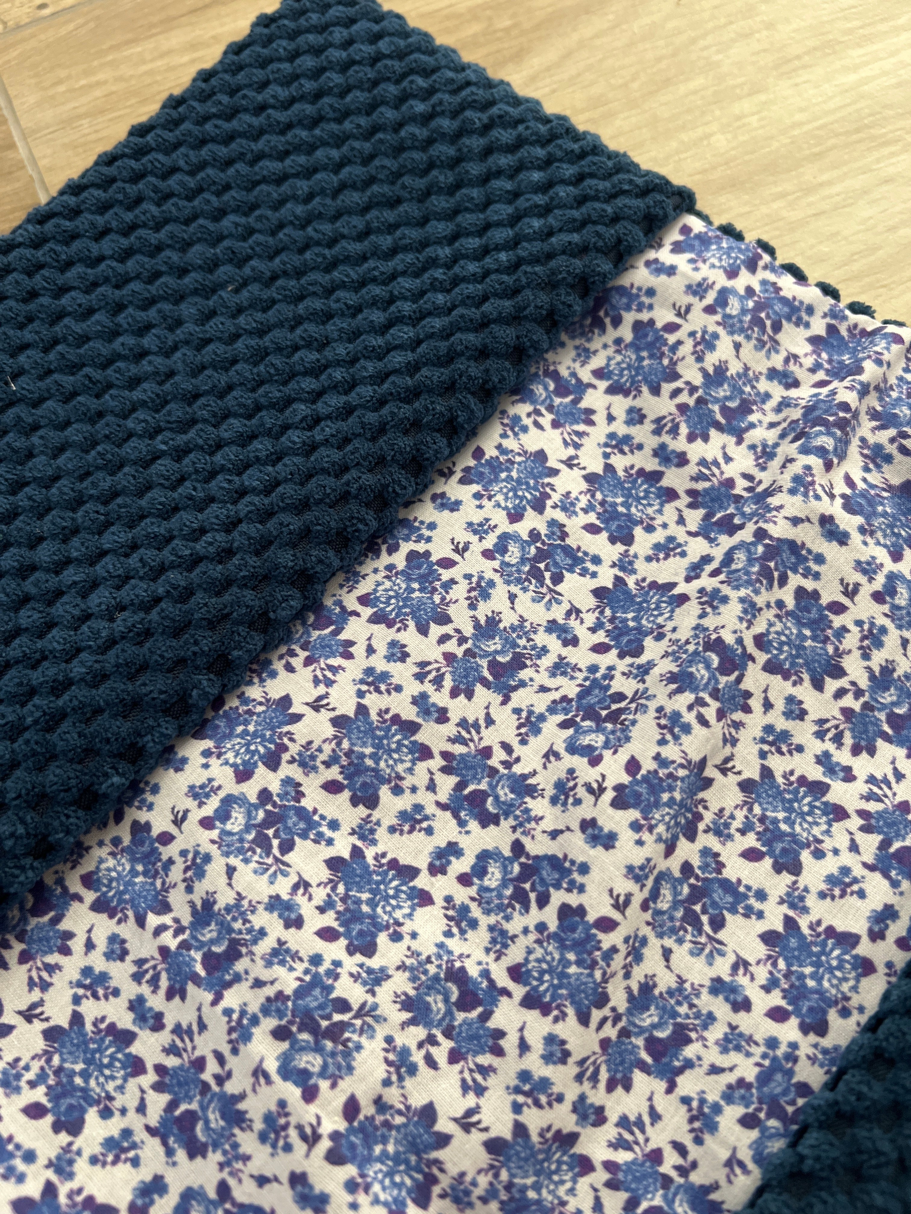 Protege Coran style crochet bleu (Tajwid)